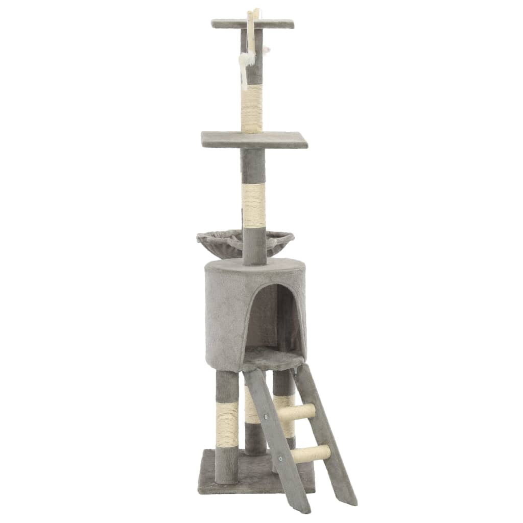 Cat Scratching Post with Sisal Posts 138 Cm Cat Scratching Post