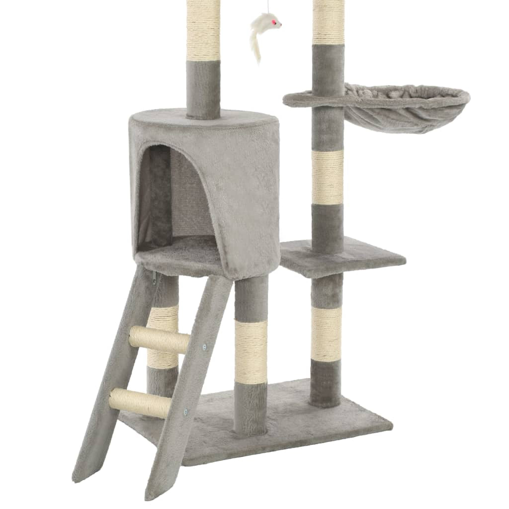 Cat Scratching Post with Sisal Posts 138 Cm Cat Scratching Post