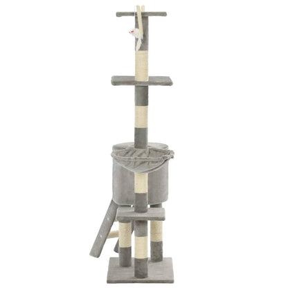 Cat Scratching Post with Sisal Posts 138 Cm Cat Scratching Post