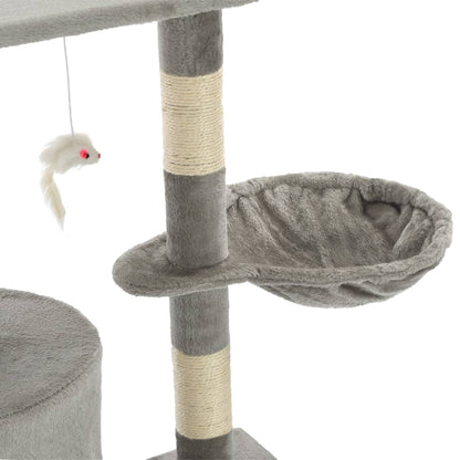 Cat Scratching Post with Sisal Posts 138 Cm Cat Scratching Post
