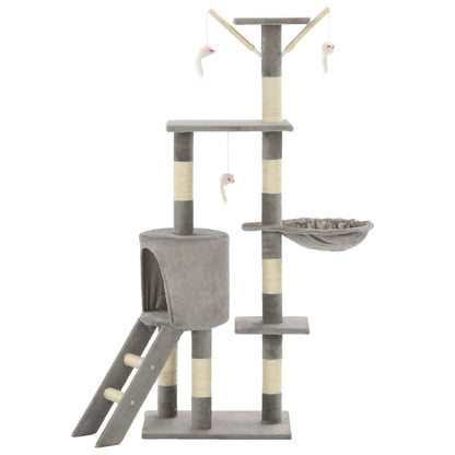 Cat Scratching Post with Sisal Posts 138 Cm Cat Scratching Post