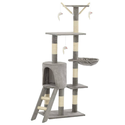 Cat Scratching Post with Sisal Posts 138 Cm Cat Scratching Post